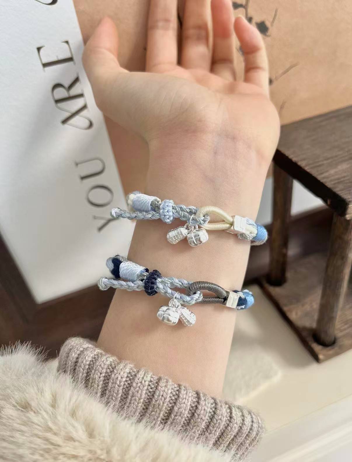 Couples' Bracelets-The world is so big; I want to take you to see it.