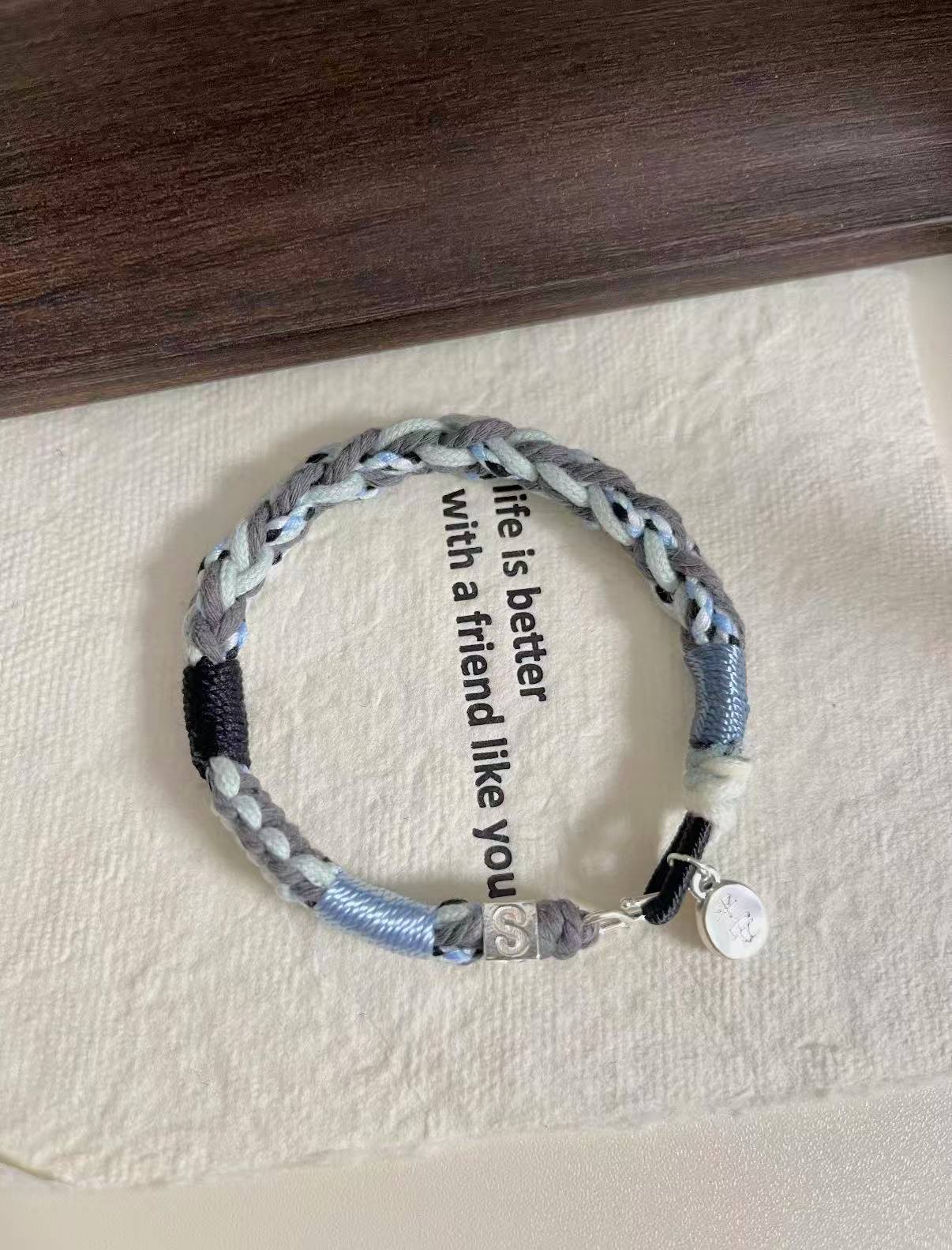 Couples' Bracelets-Happiness is having you by my side