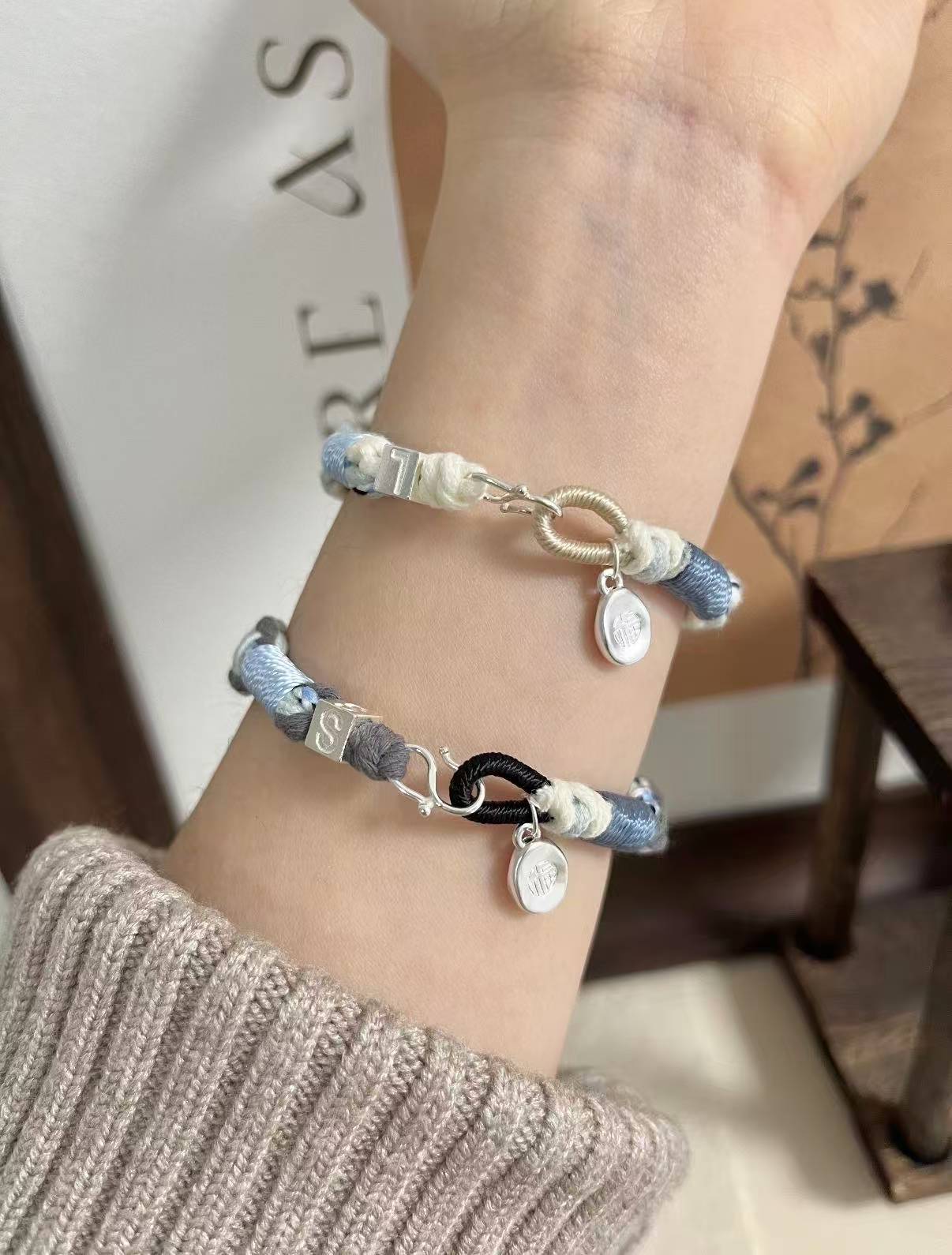 Couples' Bracelets-Happiness is having you by my side